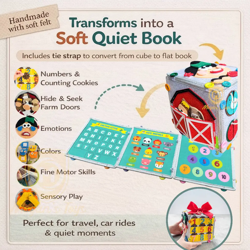 Quiet book cube MegansToys