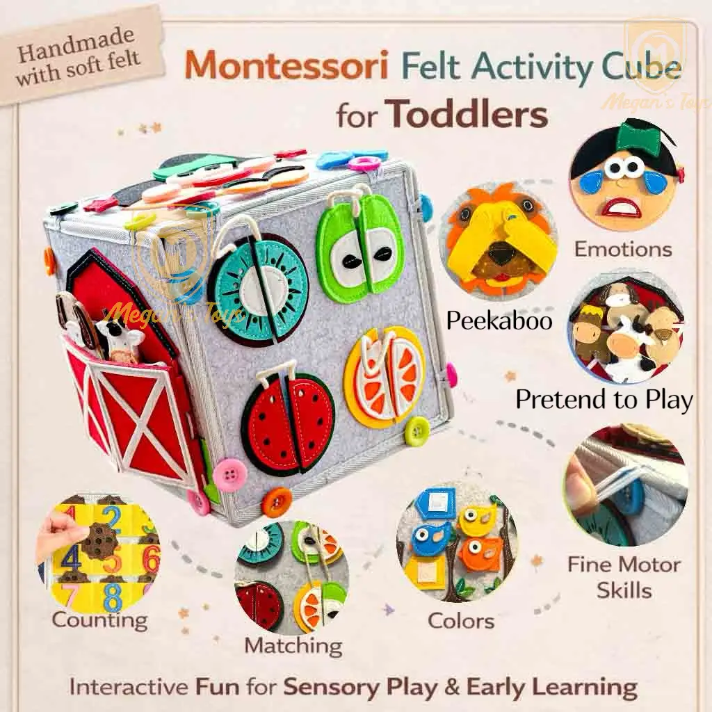 Quiet book cube MegansToys