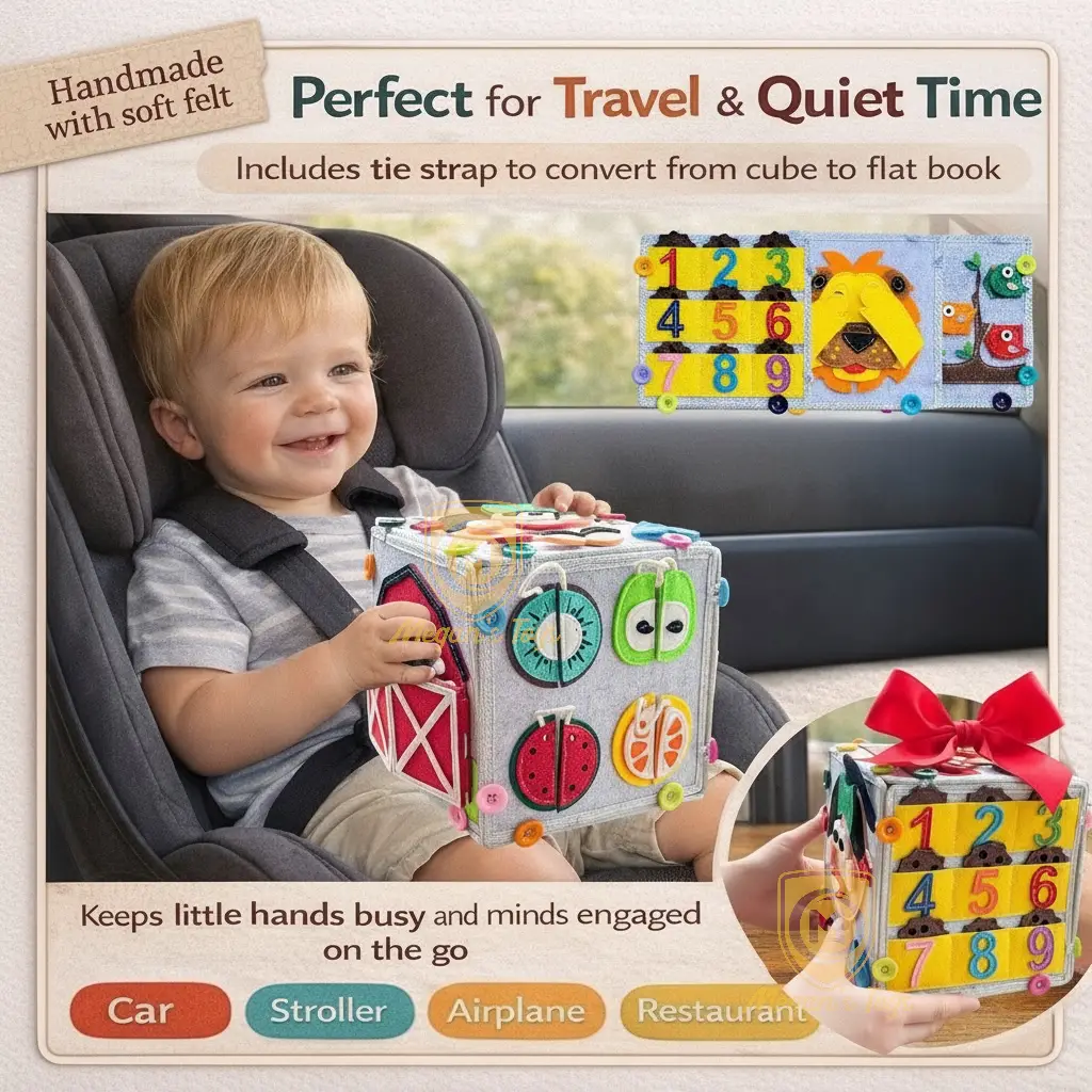 Quiet book cube MegansToys