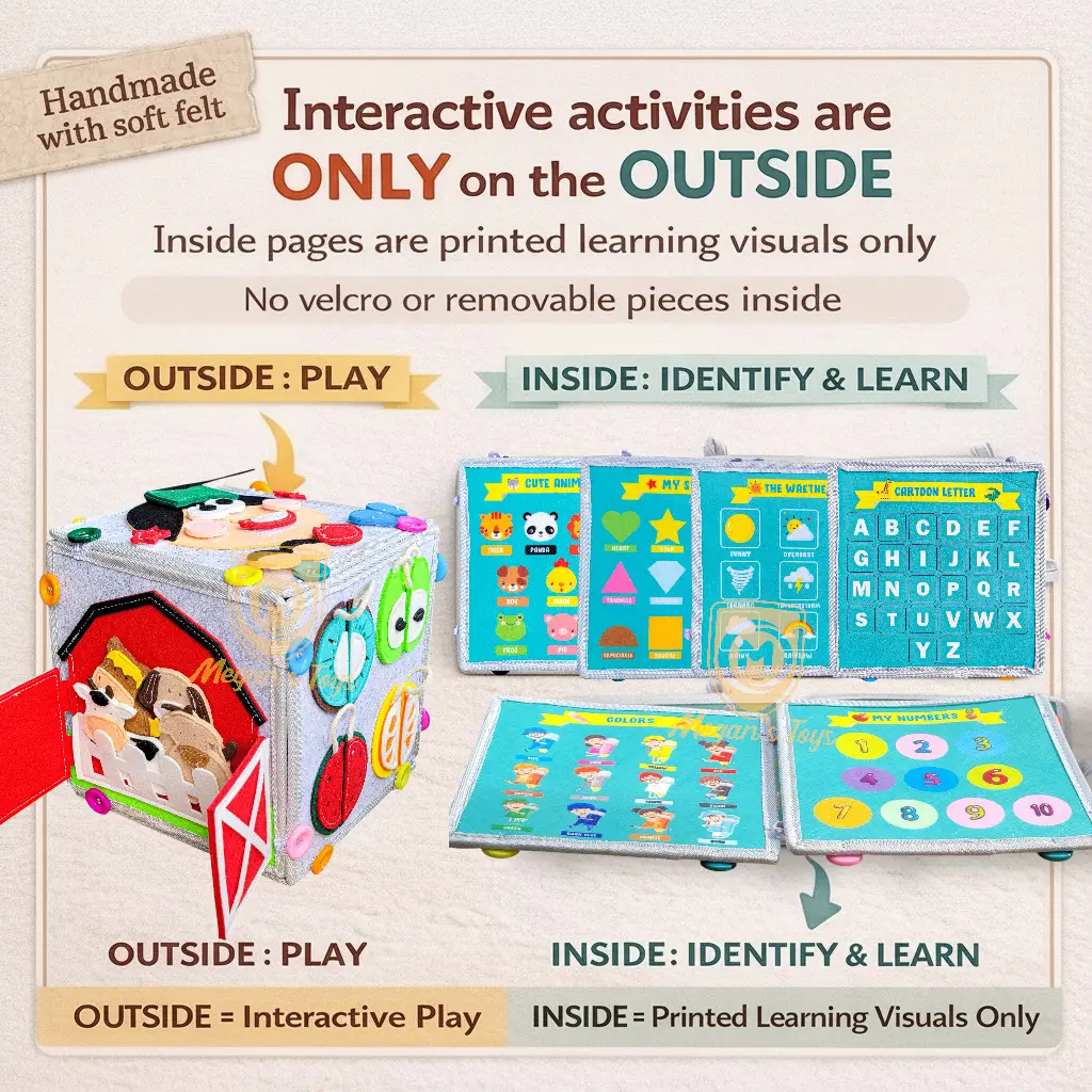 Quiet book cube MegansToys