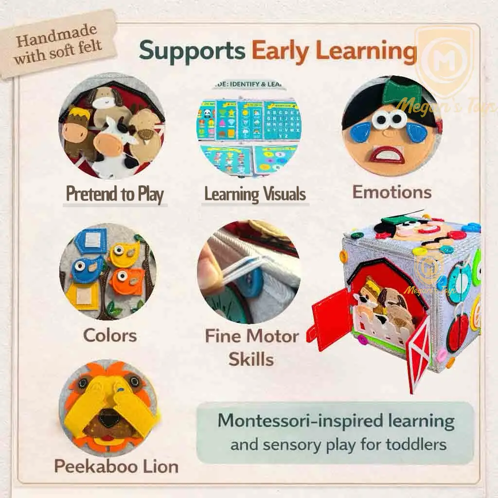 Quiet book cube MegansToys